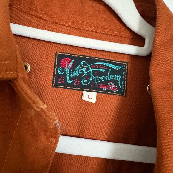 Mister freedom Burnt Orange Lightweight shirt Jacket - Picture 6 of 15